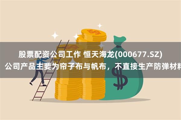 股票配资公司工作 恒天海龙(000677.SZ)：公司产