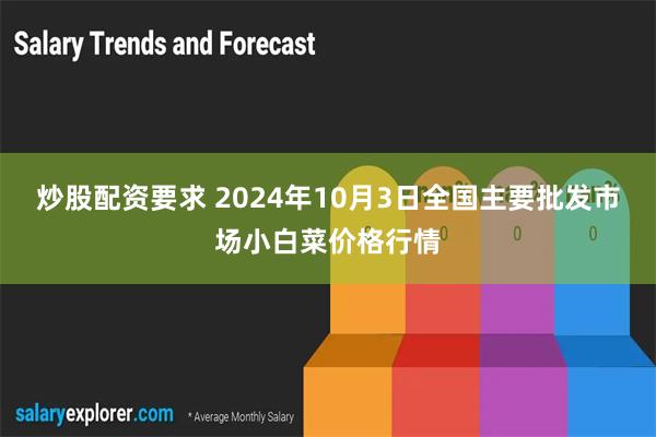 炒股配资要求 2024年10月3日全国主要批发市场小白菜价格行情