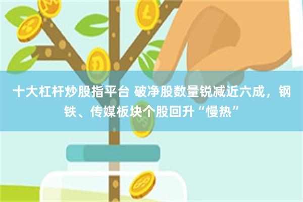 十大杠杆炒股指平台 破净股数量锐减近六成，钢铁、传媒板块