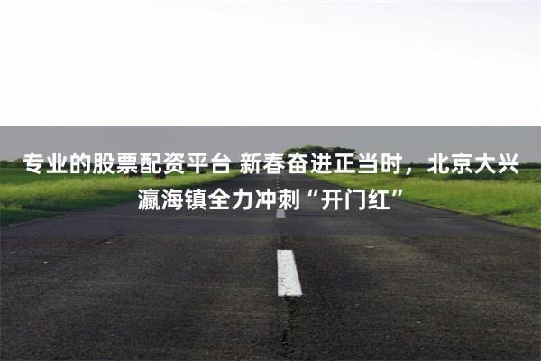 专业的股票配资平台 新春奋进正当时，北京大兴瀛海镇全力冲刺“开门红”