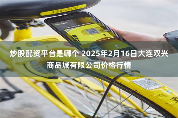 炒股配资平台是哪个 2025年2月16日大连双兴商品城有限公司价格行情